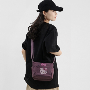 2025新款韩版时尚百搭卡通Kitty猫大头像镶钻钥匙扣挂件配饰