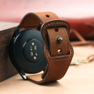 GT2Pro头层牛皮真皮智能手表表带22mm 适用于华为GT2表带 GT3