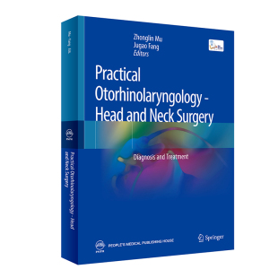 Practical and Head Otorhinolaryngology 英文版 Diagnosis Treatment Neck 实用耳鼻咽喉头颈外科诊疗 Surgery 医学书籍书