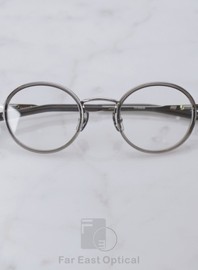 999.9 FOURNINES日本手作眼镜框复古圆镜架高度数推荐光学镜M-49