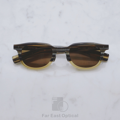 EYEVAN 7285 361日本手工太阳镜板材渐变色墨镜可定制带度数镜片