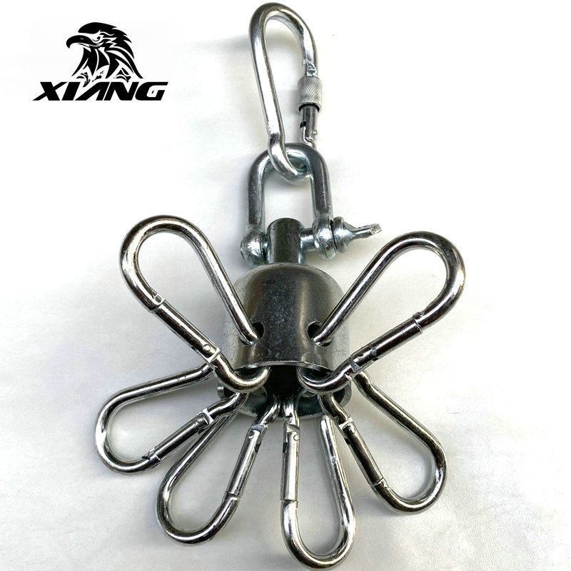 响牌沙袋挂钩旋转器加粗健身登山扣户外运动安全扣带帽自锁挂钩子