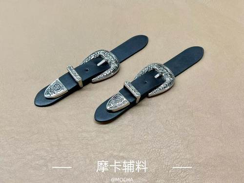 高档复古花纹金属皮对扣 双面尼大衣风衣外套袖口毛衣皮草