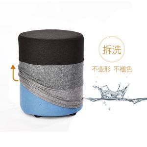 布艺凳子创意换鞋凳矮凳沙发凳茶几凳墩子圆凳搁脚凳时尚小板凳