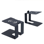 捷盛桌面音响支架15度电脑HIFI音箱放置架环绕书架箱底座机架子