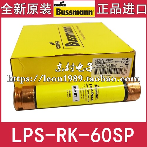 BUSSMANN保险丝 LOW-PEAK熔断器 LPS-RK-35/40/45/50/60SP 600V