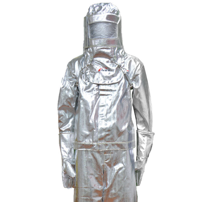 唯安劳保隔热服耐1000°高温防辐射热阻燃铝箔防火隔热服套装