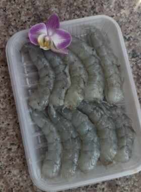 新鲜去虾线大虾仁新鲜冷冻海鲜活虾现剥生虾仁孕妇宝宝辅食商用