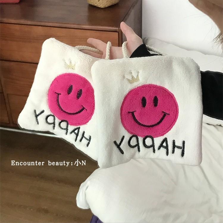 卡通洗脸巾毛巾女笑脸厨房擦手巾