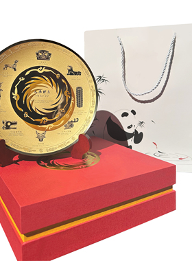 太阳神鸟金箔金沙摆件成都商务会议交流中国特色礼物送老外出国