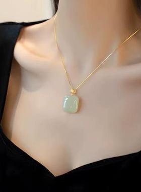 时尚百搭民族风老花青项链