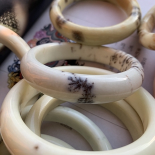 【夏上新】辽阳草花可盘水草手镯花玉国风女越戴越美F34