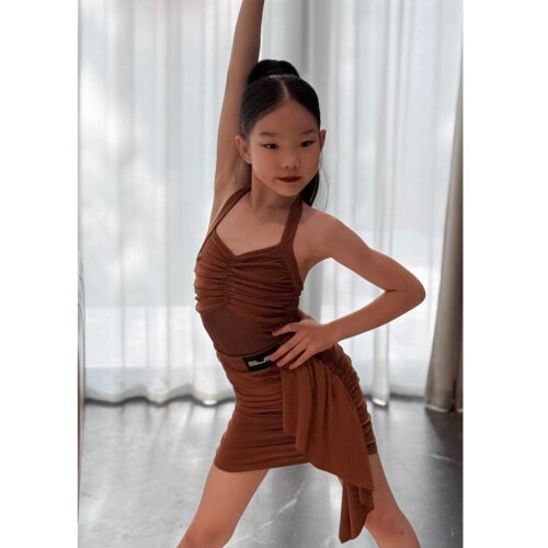 盛佳舞服SJSK拉丁舞女生分体套装
