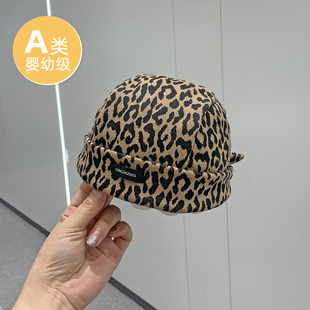 婴儿帽子秋冬季针织幼儿男宝宝女孩潮款海盗帽新生儿头巾胎帽可爱