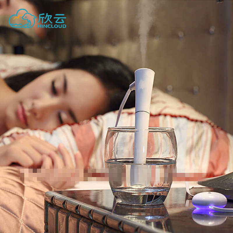 加湿器静音大容量卧室办公室家用便携USB空气净化小型迷你香薰机