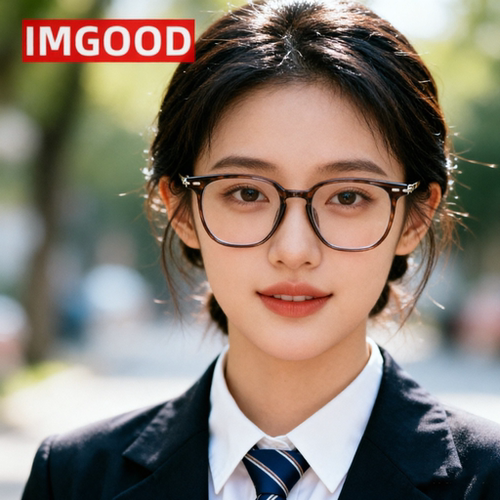 TR90个性日韩系方圆框近视眼镜框男平光镜女款架素颜网红显瘦配镜