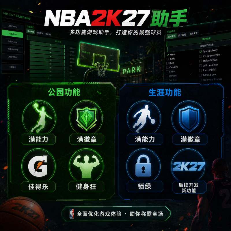 steamNBA2K27修改器辅助图片