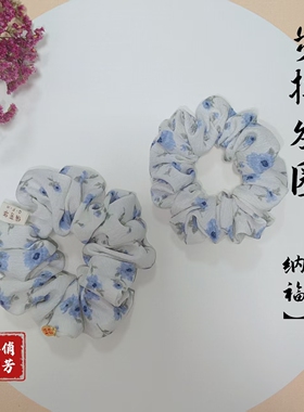 新中式温柔风大肠圈纳福吉祥头绳