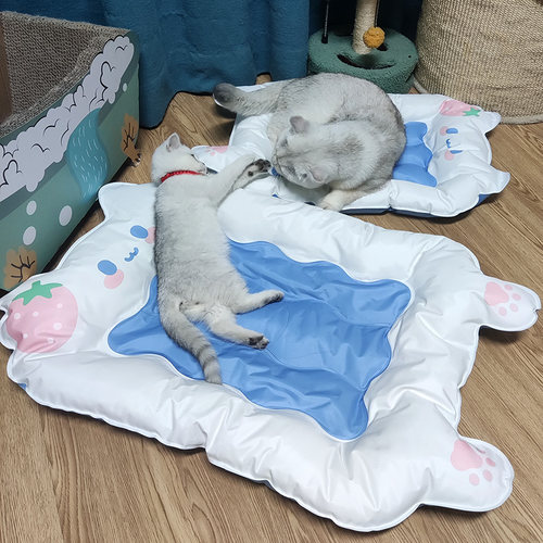 猫咪冰垫狗狗睡垫猫冰窝垫子夏天降温凉垫睡觉用地垫宠物用品凉席 - 封面