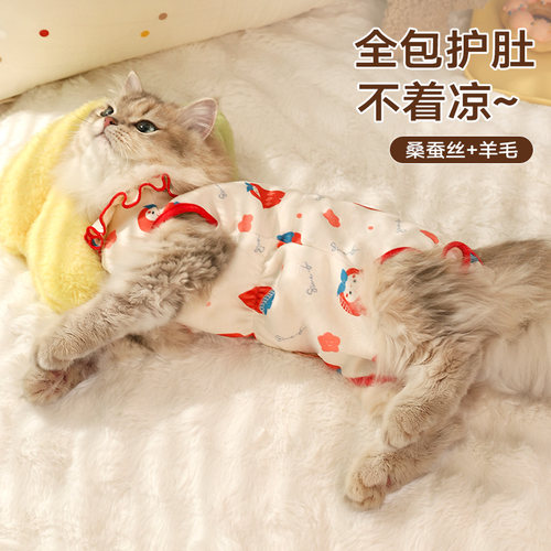 猫咪包肚衣保暖防掉毛冬装