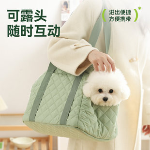 猫包外出便携猫咪背包车载狗窝狗狗冬季保暖大容量加绒防应激猫窝
