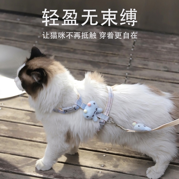 猫咪牵引绳外出专用链子