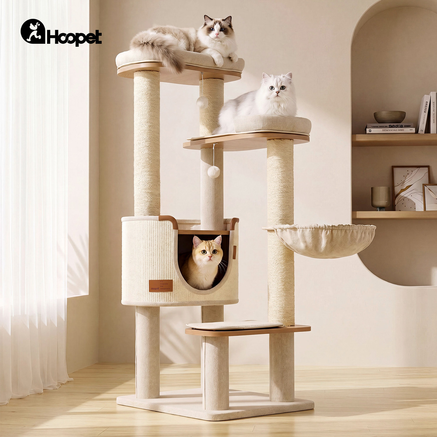 hoopet大型猫爬架多功能大承重