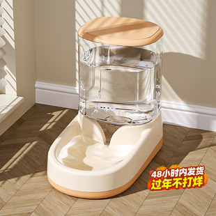 猫咪饮水机狗狗宠物自动喂食器喝水器喂水流动水盆不插电猫碗用品