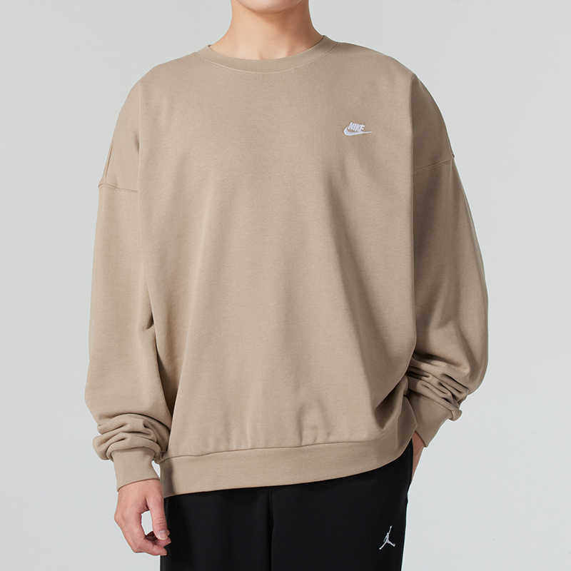 NIKE耐克男装2024冬季新款法式毛圈运动休闲卫衣套头衫HJ1820-247