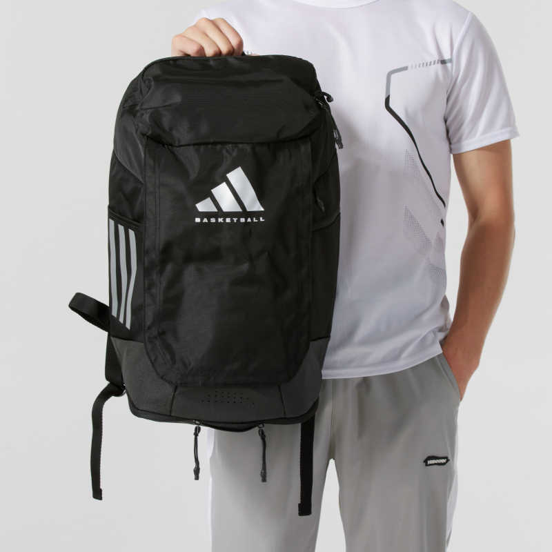 ADIDAS阿迪达斯男女包2024冬款大容量运动休闲双肩背包书包JJ2059