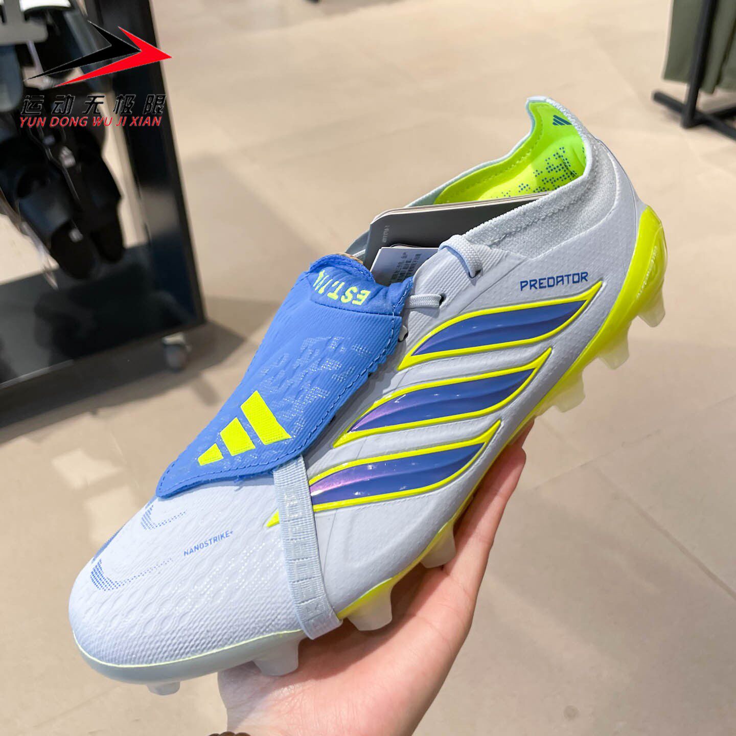 Adidas阿迪达斯男鞋2026夏季新款高端AG短钉训练成人足球鞋JR7840