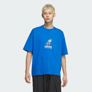 ADIDAS阿迪达斯男装2024秋新款速干跑步运动休闲短袖T恤 JC6828