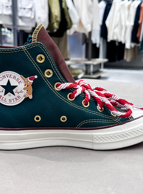 CONVERSE匡威男女鞋2023冬季新款1970s圣诞款高帮帆布板鞋A07978C