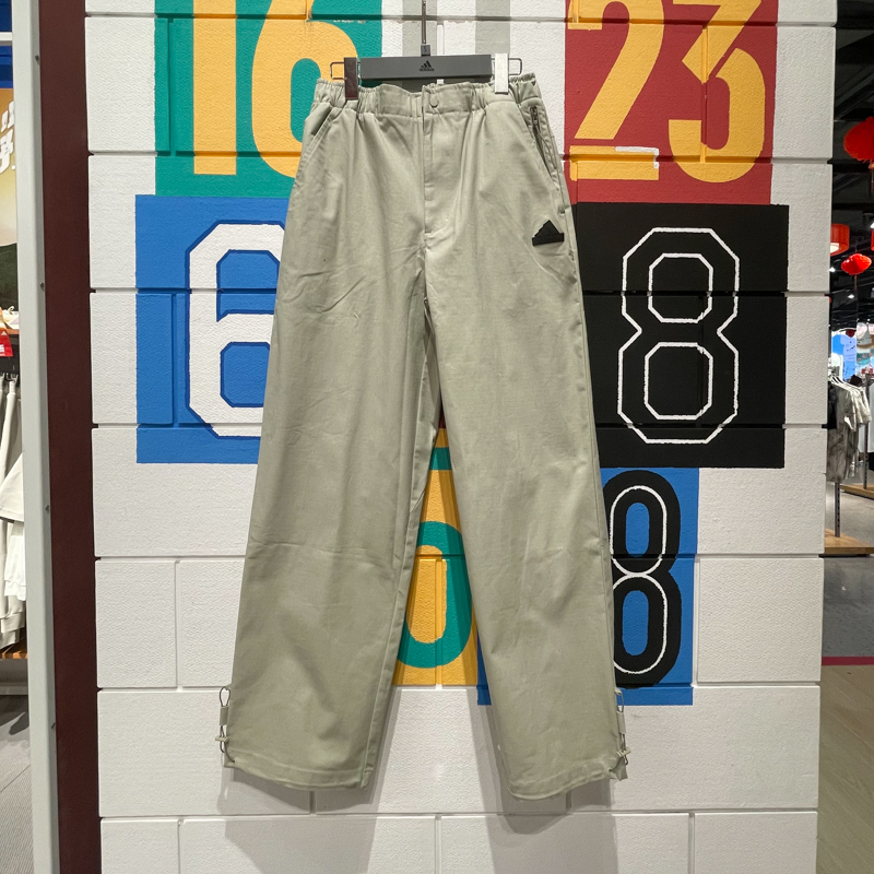 阿迪达斯时尚宽松运动休闲长裤