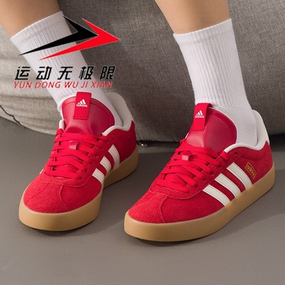 阿迪达斯三叶草女鞋2025冬款VL COURT 3运动休闲德训鞋板鞋KI5079