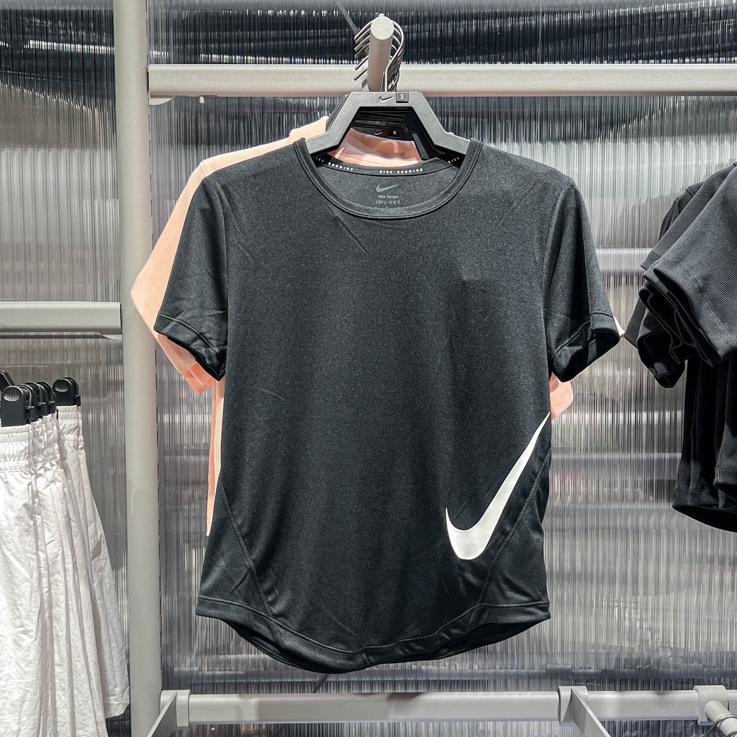 NIKE耐克女装2025秋新款速干透气圆领跑步训练短袖T恤HV2773-010