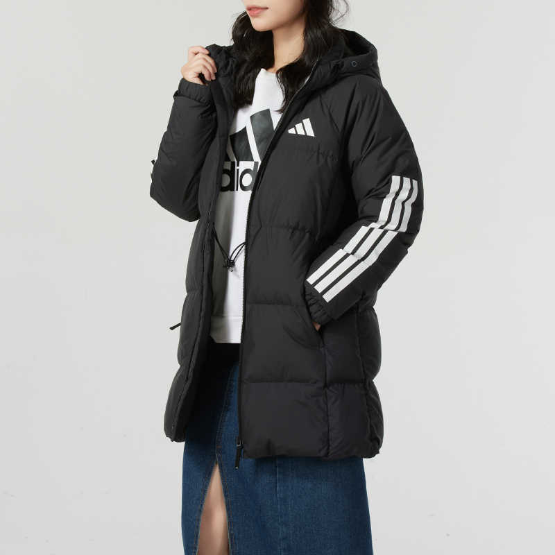 ADIDAS阿迪达斯女装2024冬新款防风保暖外套运动休闲羽绒服JG3855