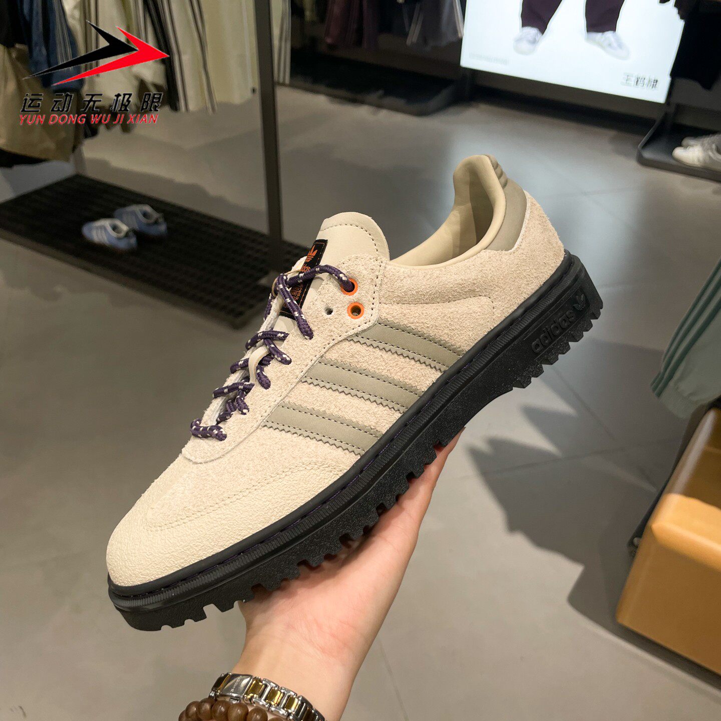 Adidas阿迪达斯男女鞋2026夏新款复古T头低帮休闲耐磨板鞋 KJ6658