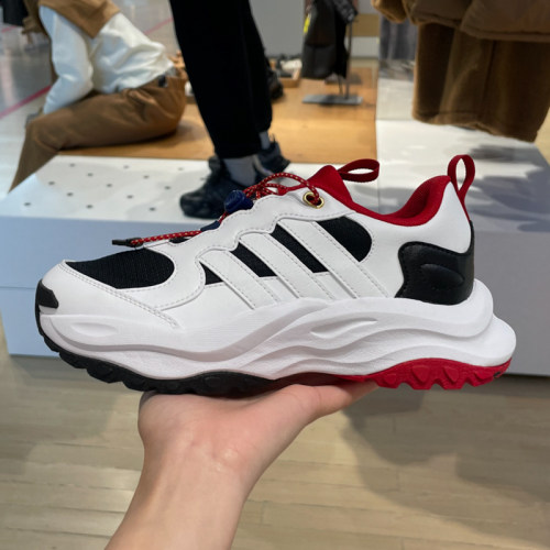 ADIDAS阿迪达斯大童2024冬款MAXXWAVY厚底缓震运动鞋老爹鞋JR3337