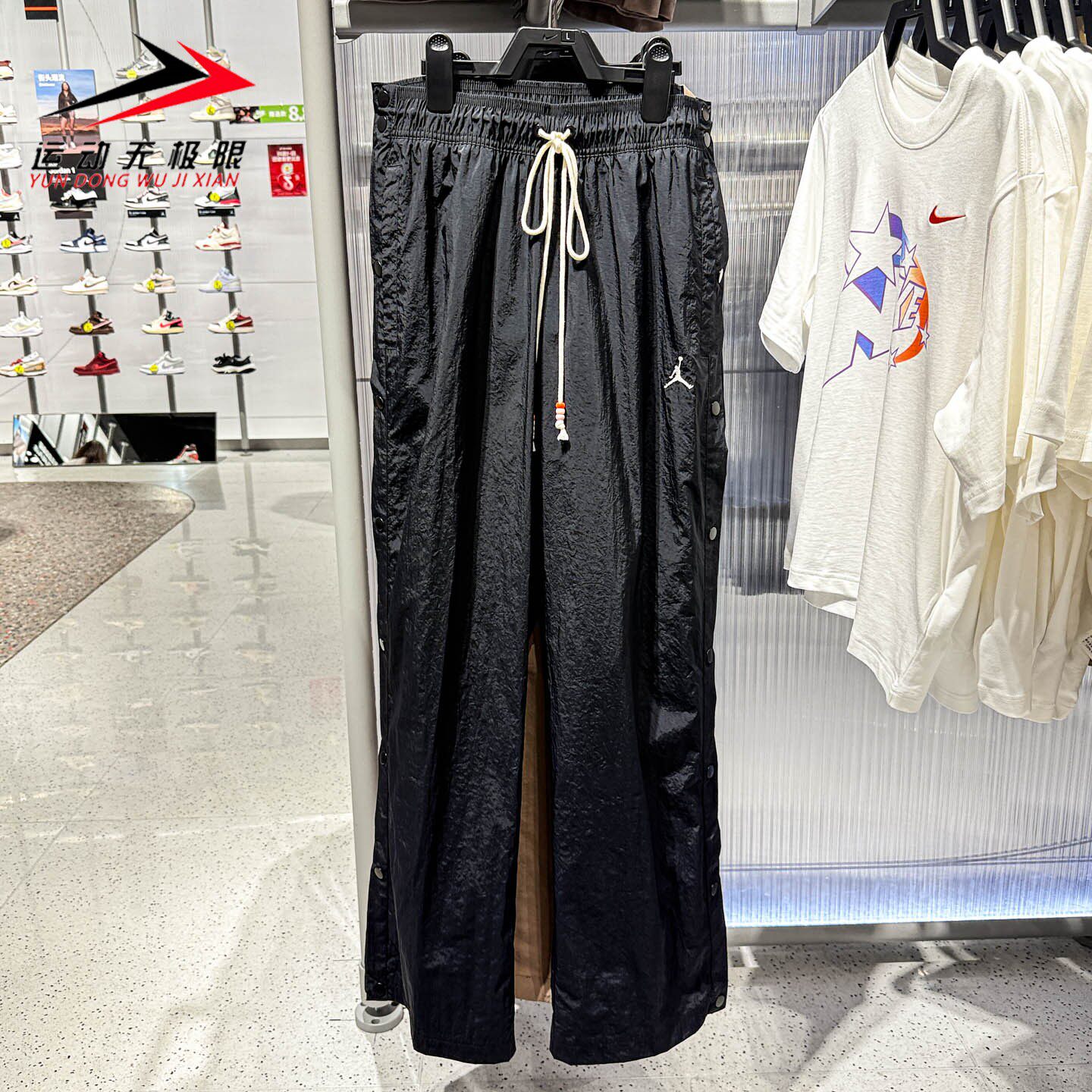 NIKE耐克男裤2026夏季新品JORDAN梭织运动透气直筒长裤IF1952-010