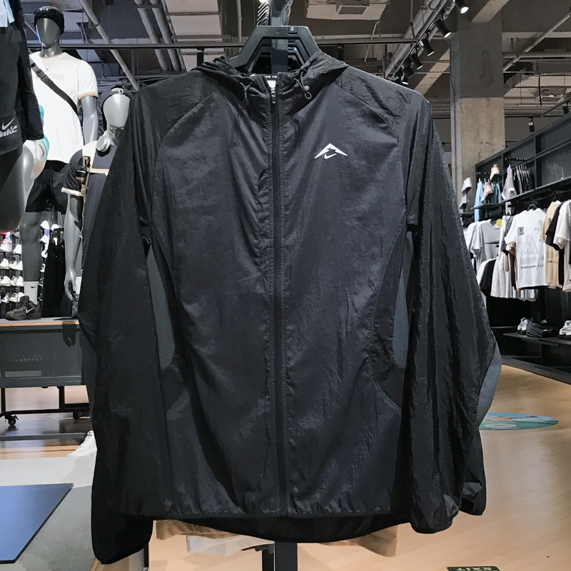 NIKE耐克男装2025夏新款连帽透气户外越野跑步夹克外套FN4003-010