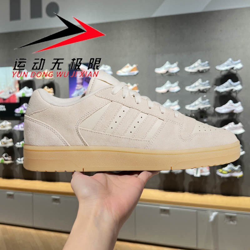 Adidas阿迪达斯男鞋2026春新款复古休闲运动低帮翻毛皮板鞋JS2272