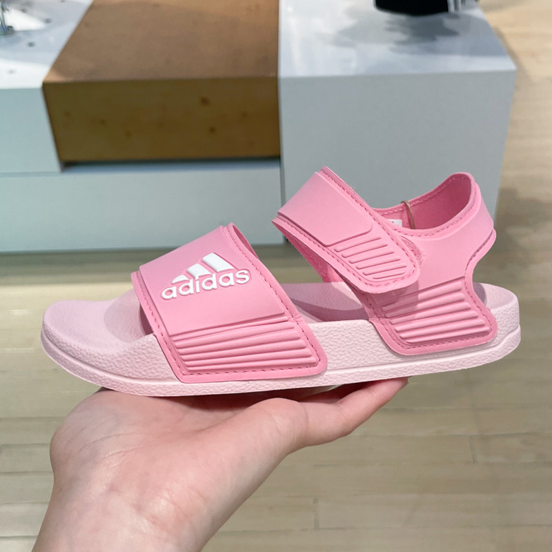 ADIDAS阿迪达斯童鞋2025夏季新款魔术贴休闲凉鞋户外沙滩鞋IH3634