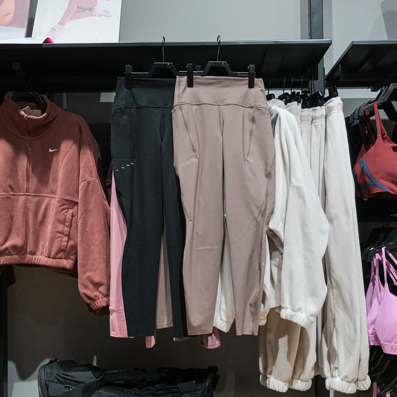 耐克女2026春款速干透气亲肤高腰休闲运动紧身长裤HJ2253-010-233