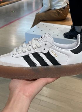 ADIDAS阿迪达斯三叶草女鞋2025冬新款SAMBAE经典运动鞋板鞋JI1349