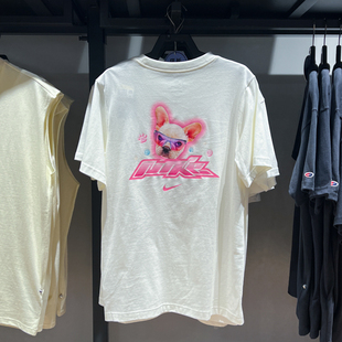 HM4625 NIKE耐克女装 T恤 宽松简约圆领休闲运动短袖 133 2024秋新款