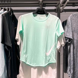 Nike耐克女装2025秋新款运动训练休闲透气速干跑步短袖HV2773-353