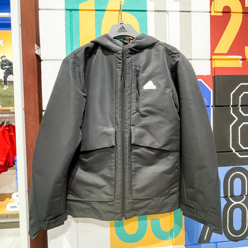 阿迪达斯男子正品加绒保暖外套