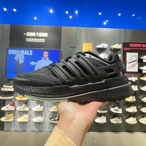 阿迪达斯三叶草男女鞋2024春款X_PLRBOOST轻便透气休闲跑鞋IF9247