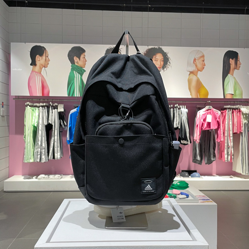 阿迪达斯双肩背包电脑包学生书包图片